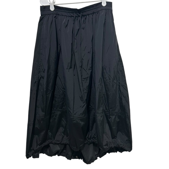 Athleta Trade Winds Maxi Skirt Black Long Lightweight Parachute Pockets Size M/P - Picture 1 of 10